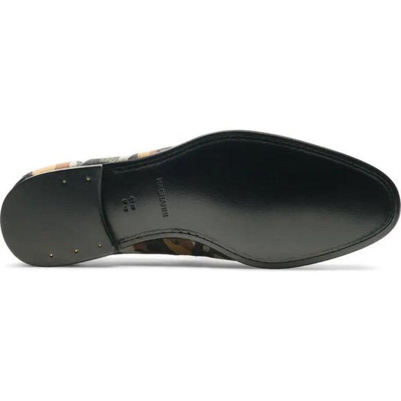 Magnanni Jareth Camo Velvet Loafer in Kaky/Black main image 6